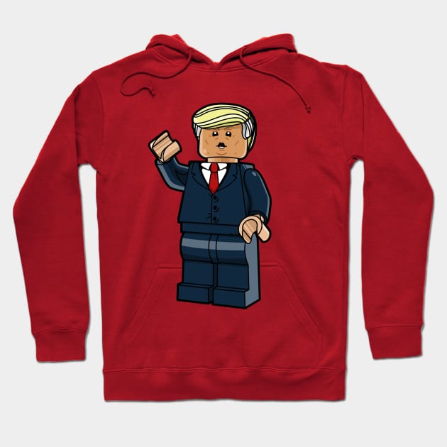 LEGO Donald Trump Hoodie by schultzstudio